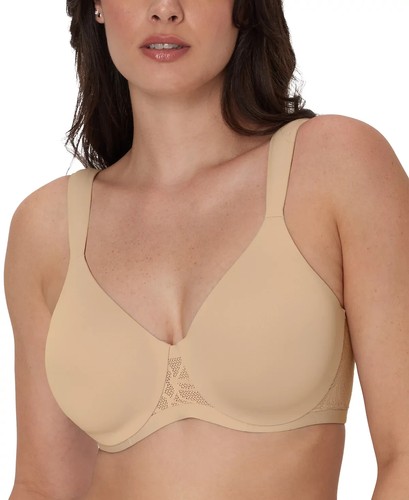 Bali Women's Coolest Smoothing Underwire T-Shirt Bra DF4580 Beige 36DD