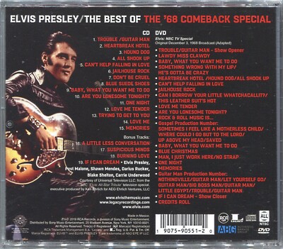 Elvis Presley CD&DVDセット Elvis: That's The Way It Is 8 CD + 2 DVD + Book DELUXE Box Set