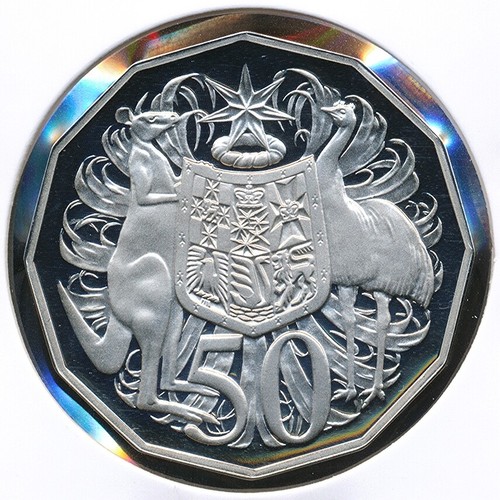 Australia 1980 Fifty Cents 50c (Coat of Arms) - Proof