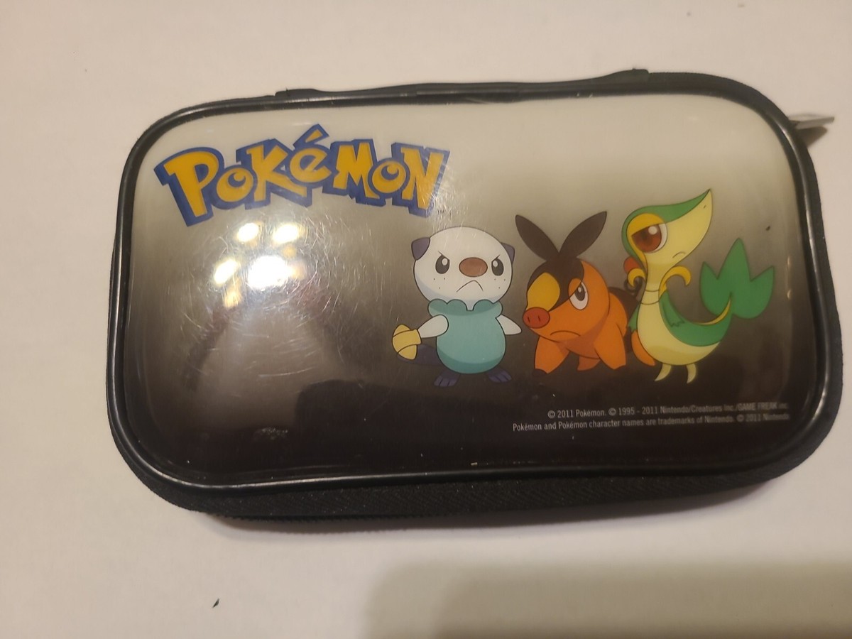 Power A Nintendo DS Pokemon Soft Black Travel Carry Case 2011 Good