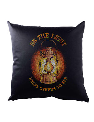 Be The Light Dekokissen Pixel Geek Nerd Gaming Gamer Fun Retro Oil Lamp