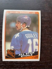 1984-85 O-Pee-Chee OPC #207 Michel Goulet All-Star - Quebec Nordiques NRMT