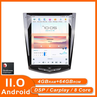 For Cadillac Ats Cts Srx 2013-2018 Android Car Radio Tesla Screen 2din Stereo