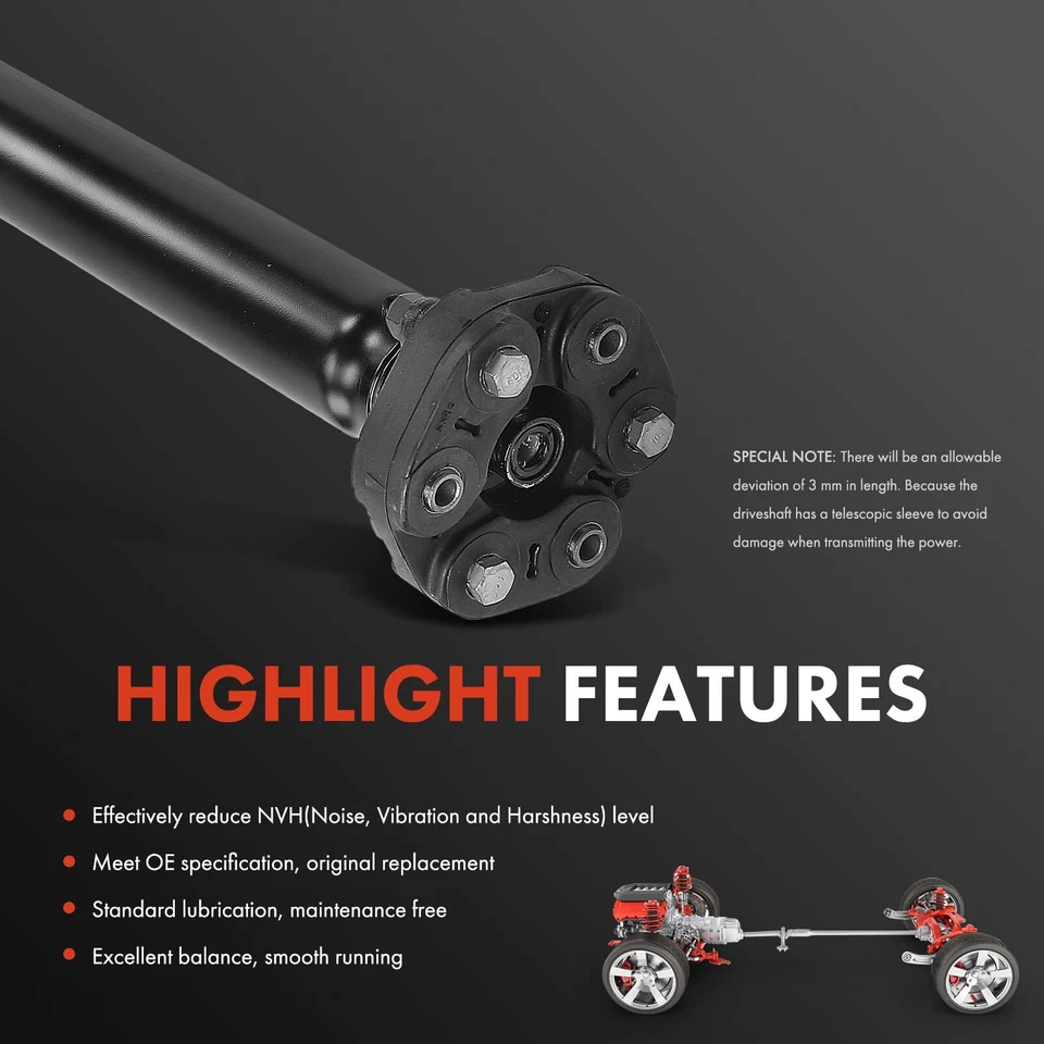 Conjunto de eje de transmisión para Hyundai Genesis 2009 2010 2011 V8 4,6 L tracción trasera lateral Foto 4 de 4