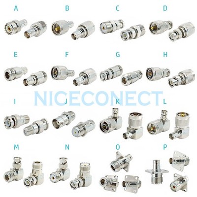 1x BNC Male Female to PL-259 SO-239 UHF N F Plug Jack RF Adapter Coax Connector
