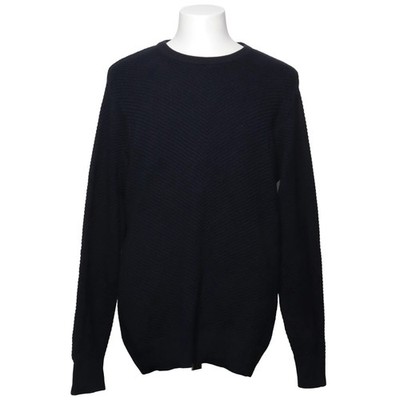 Theory, Strickpullover, Größe: L, Blau, Baumwolle, Sonstiges, Musterstrick #5Px