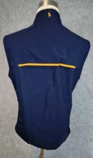 Ralph Lauren Polo Golf Vest Windbreaker Men L Packable Water Resisting Blue