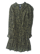 Damen Kleid Gr. 40 von SuperDry  olivgrün schwarz