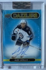 ALEX IAFALLO 2024-25 Clear Cut AUTO Dazzlers ROOKIE #DA-AI UD RC Upper Deck Jets
