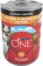 Purina ONE Chicken Rice Wet Dog Food 13oz 12 Pack 4.67 per gallon