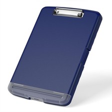 8.5x11 Inch Plastic Clipboard with Storage Pen Holder for Classroom Teacher