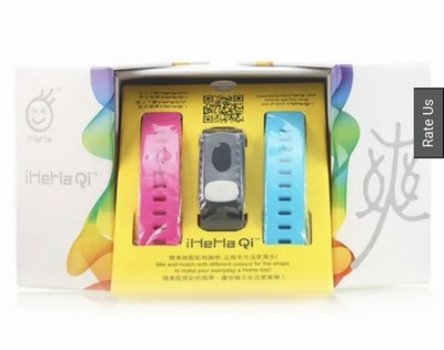 HeHa Qi Waterproof Health Fitness Tracker - N486 - Changeable Band - Sealed New 