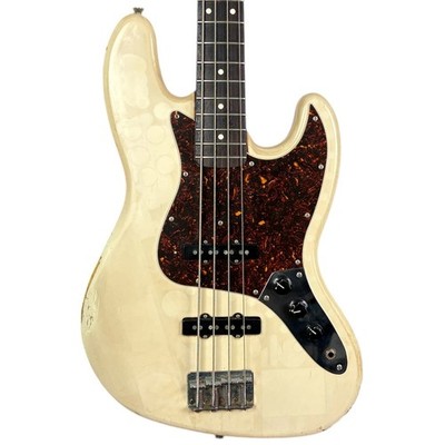 Fender Squier Series Jazz Bass - CS MOD - Vintage White