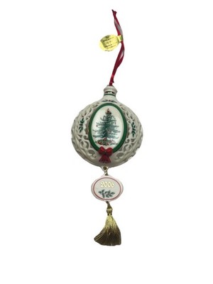 Spode 2006 Christmas Tree Annual Ornaments by Danbury Mint Holiday Retired
