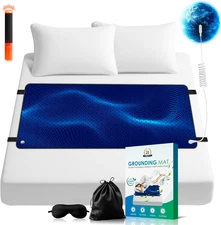 Grounding Mat for Bed King Size (27"X75") – Earthing Grounding Mat for Sleeping,