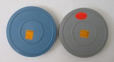 Lot of 2 8mm Reel Super 8 Films Plus Plastic Containers; Sunset; 200 FT; Regular
