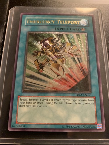 Emergency Teleport [Ultimate Rare] TDGS-EN053 YuGiOh The Duelist Genesis card