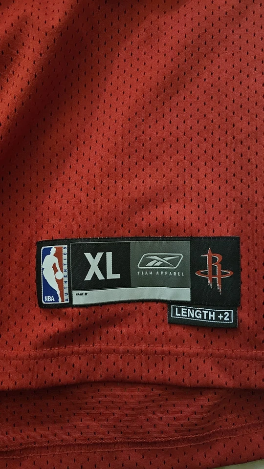 Футболка Tracy McGrady Houston Rockets красная Reebok Swingman XL +2 Adidas новая  - Изображение 4 из 4