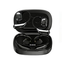Open Ear Headphones, True Wireless Bluetooth Earphones with Mic, Ultra-Comfor...