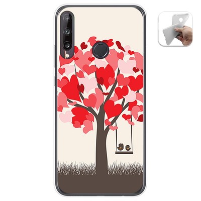 Custodia A Specchio Con Supporto In Ecopelle Per Huawei P40, P40 Pro, P40 Lite, Rosa, Protezione 360° Con Funzione Leggio