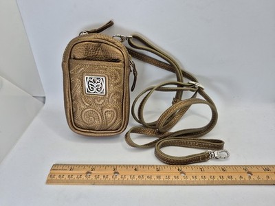 Brighton Mini Ultility Gold Leather bag crossbody