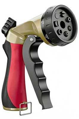 #ad Metal Garden Hose Nozzle Heavy Duty 7 Sprayer Pattern High Pressure Wash $24.39