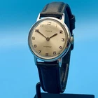 TIMEX MARLIN Men’s Vintage 1965 Hand Wind Wristwatch Chrome New Strap Working