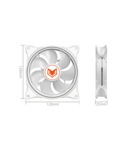ARGB LED Quiet PC Air Cooling ARGB Fans Computer Case Game PC Cooling Fan 3Pin - Afbeelding 4 van 12