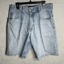 SouthPole Shorts Size 34 Light Denim Baggy Loose Skater Y2K Hip-Hop Jean Jorts