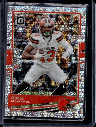 2020 Panini Donruss Optic Odell Beckham Jr. Silver Circles Prizm #/125 Browns