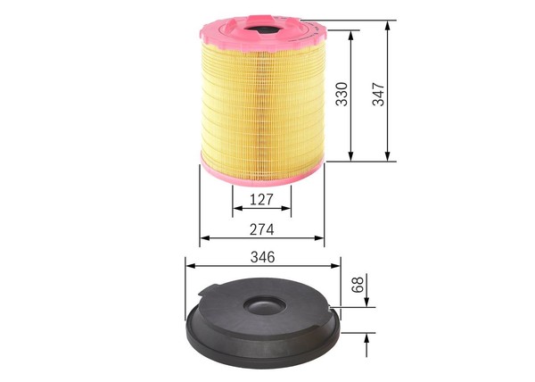 NEU - Bosch F026400288 Luftfilter-image