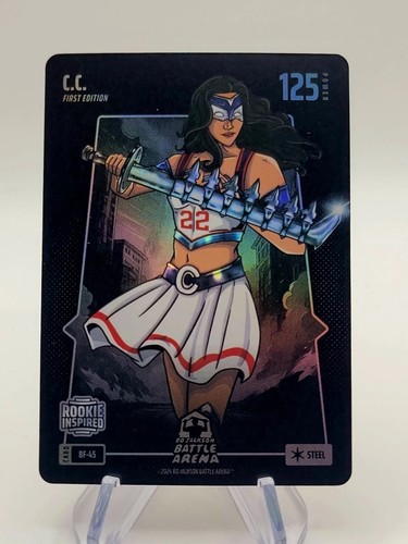 2024 Bo Jackson Battle Arena C.C. Caitlin Clark Rookie Steel Battlefoil RC BF-45