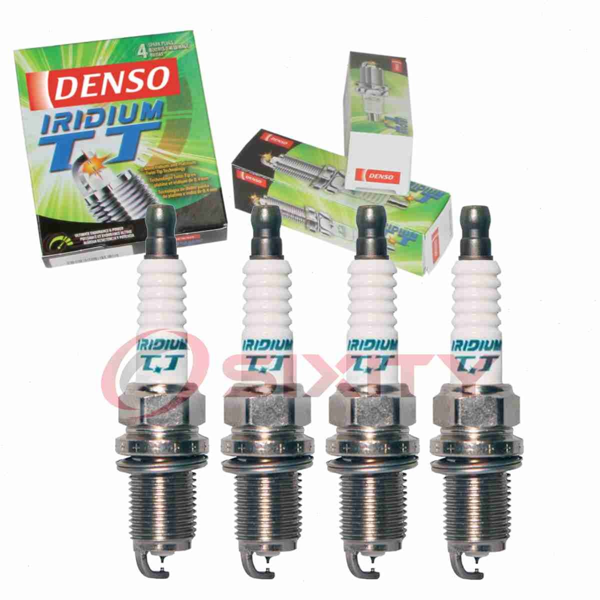 4 pc DENSO 4702 Iridium TT Spark Plugs for ZVP 121 086 C ZM02-18-110 ZAP 121 ng