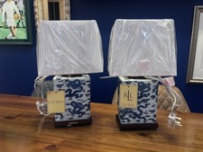 X2 Lauren Ralph Lauren Oriental Table Lamps - Porcelain - Brand New with Tags