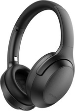 Srhythm NC45 Noise Cancelling Headphones Wireless Bluetooth Over Ear White 40H