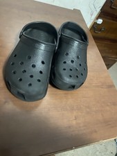 Crocs Classic Clog Black Unisex men  s Shoes Size 9 Lightweight Water Resistant