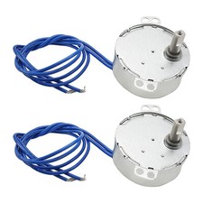 Fielect 2Pcs Synchronous Motor AC 110V 60-70RPM Turntable Motor CW/CCW Direct