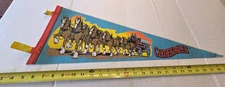 VINTAGE CLYDESDALES BUSCH GARDENS PENNANT 25" {G292}