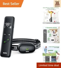 Electric Dog Training E-Collar with 1600FT Remote - Waterproof & Rechargeable