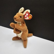 Ty Beanie Babies Pouch the Kangaroo Plush 1996