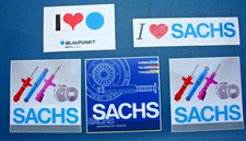 5 St. orig. Aufkleber, Sticker, " SACHS "