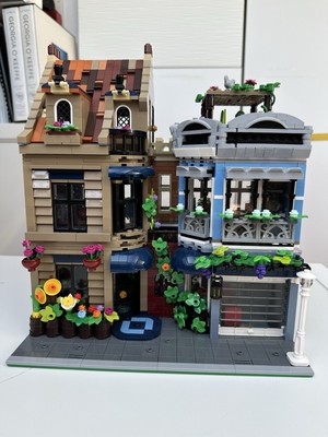 Klemmbausteine MOC Flower Shop Rebrickable