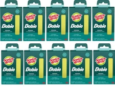 3M Scotch-Brite Dobie Cleaning Pad, Ideal for Dishwashing, Kitchen, Bathroom Lot