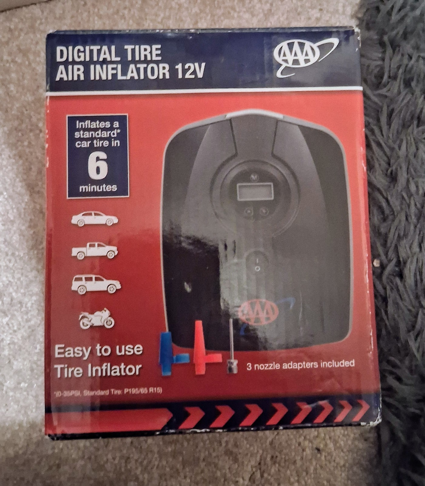 AAA 12V Digital Preset Tire Inflator