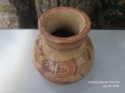 Vintage Mayan~Double Warrior Ceremony Painted TRI-POD Vessel — photo 4