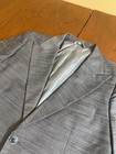 2025 LINEAGE Blue Gray Full Suit 40S Slim Peaked Lapel — photo 3
