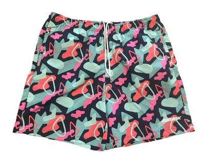 OUTRANK MULTI-COLOR ABSTRACT  DESIGN FUND LIFE SHORTS XL MENS NWOT