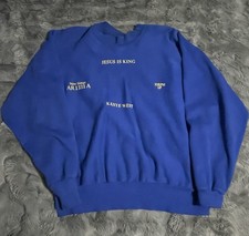 Rare Kanye West Yeezy Jesus Is King Vinyl Crewneck Sweatshirt OFFICIAL MERCH 