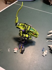 Retired LEGO NINJAGO Lot: Fangpyre Mech (9455) + Ice Dragon (2260) Sold as-is 