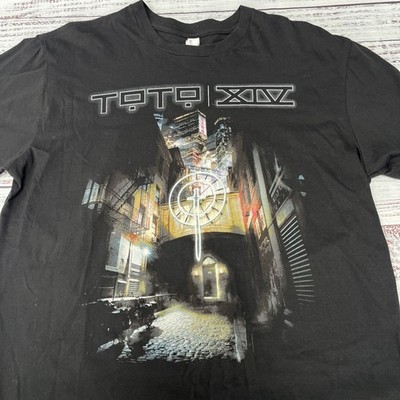 Toto XIV Concert T-Shirt 2015 Size Large Rock Band Tour Shirt L